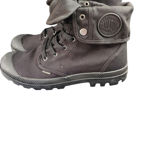 Palladium Men's Black Canvas Boots - Picture 4 of 10
